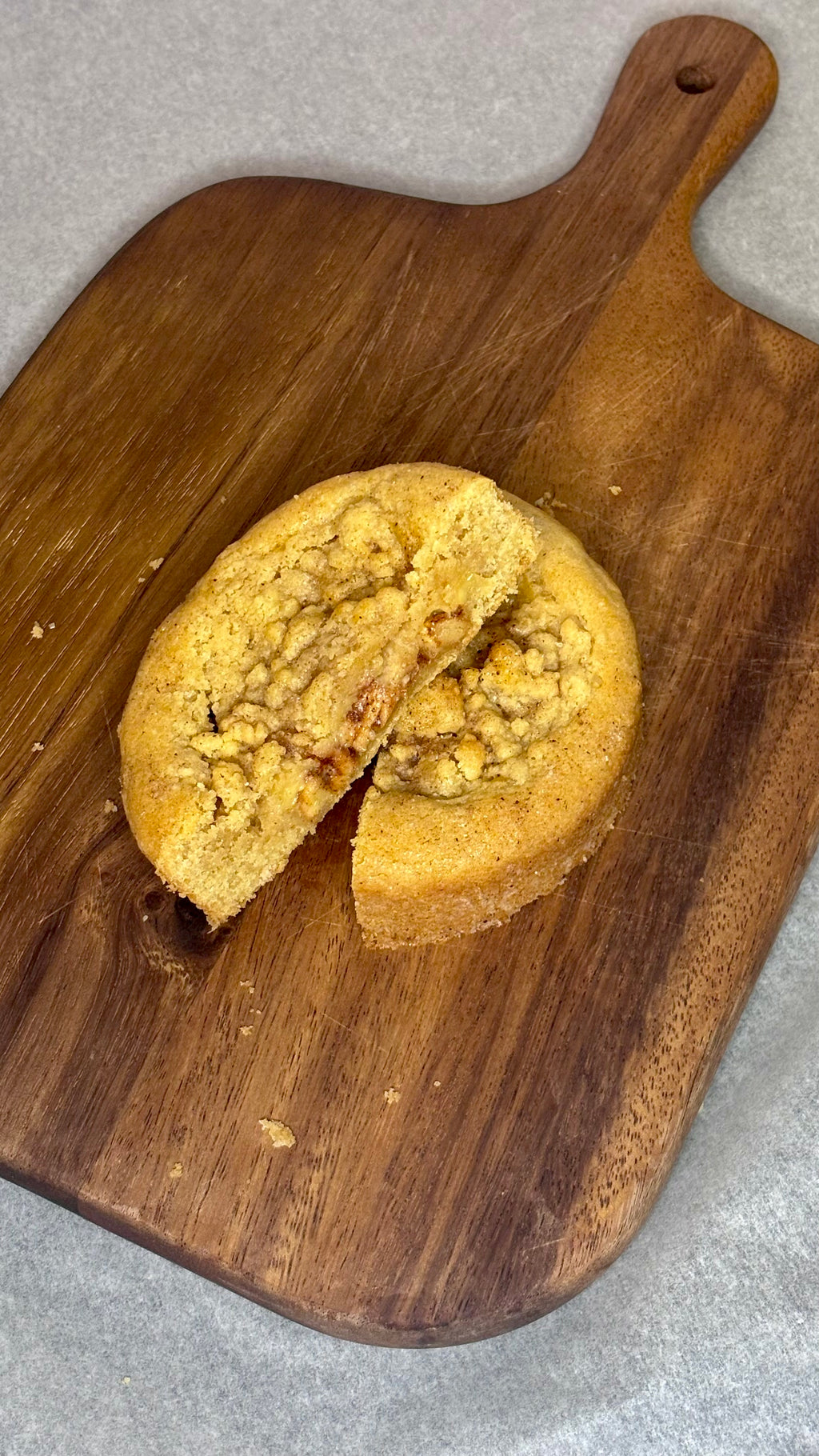 Apple Crumble Cookie