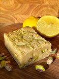 Lemon & Pistachio Blondie