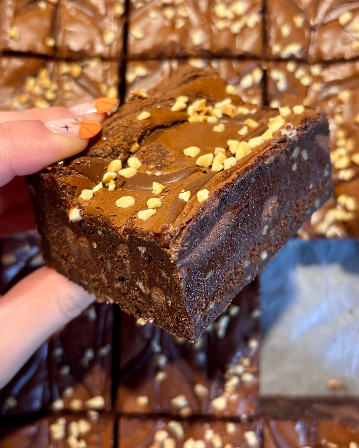 Coffee Hazelnut Brownie
