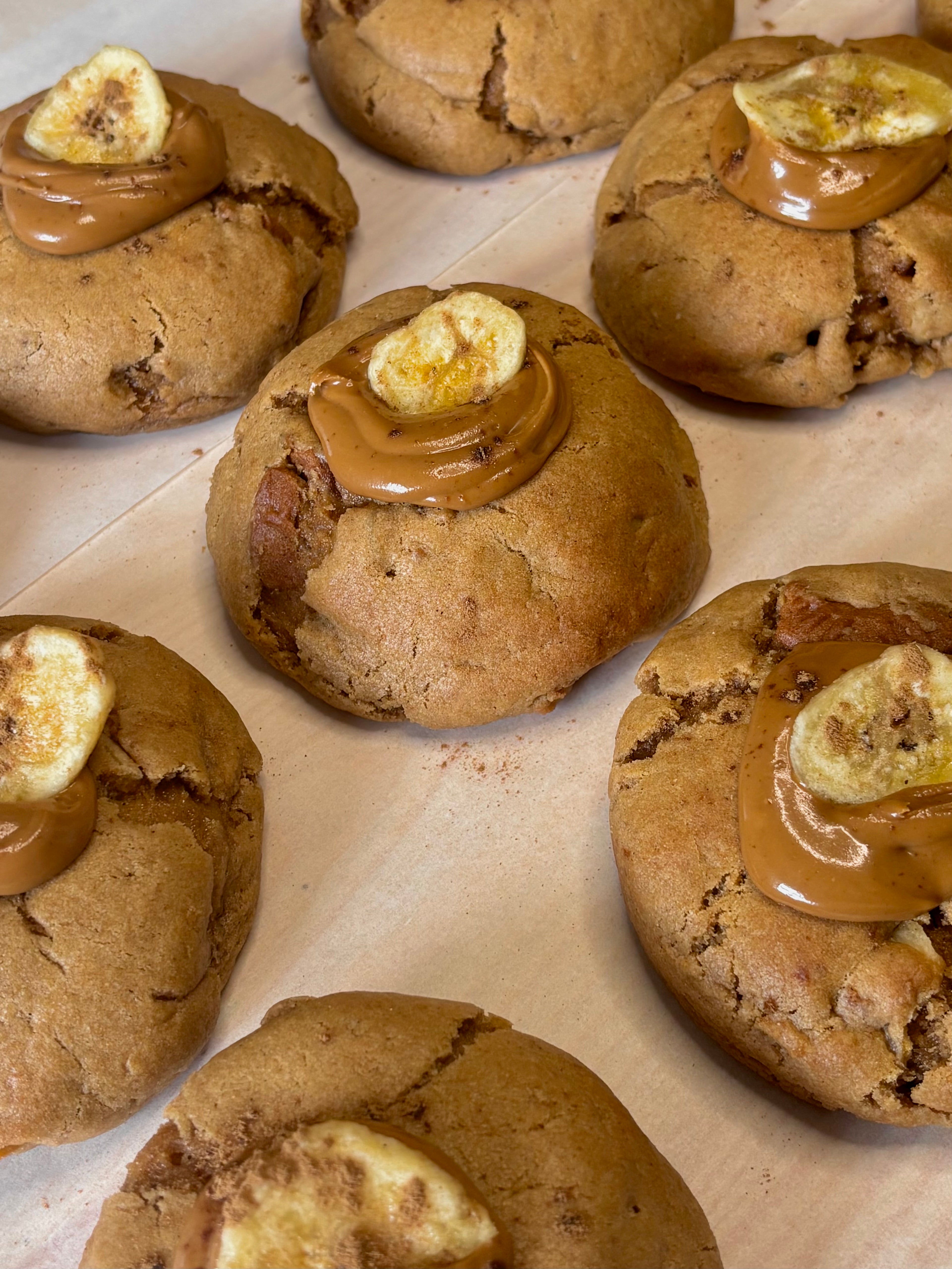 Fudgey Biscoff Banana Bread Cookie (PB)