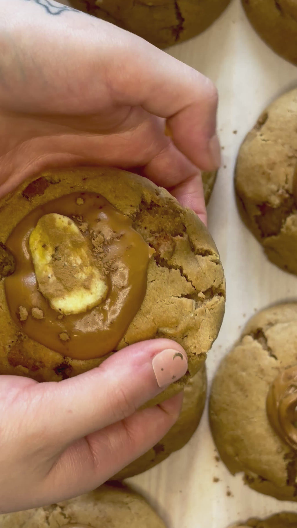 Fudgey Biscoff Banana Bread Cookie (PB)